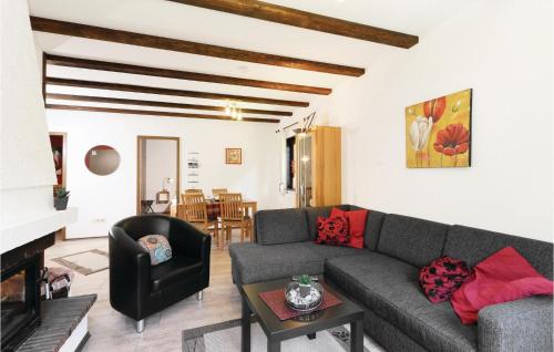 Χώρος καθιστικού στο Ferienhaus 12 In Thalfang