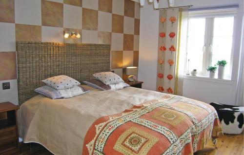 เตียงในห้องที่ Nice home in Bor with 2 Bedrooms, Sauna and WiFi