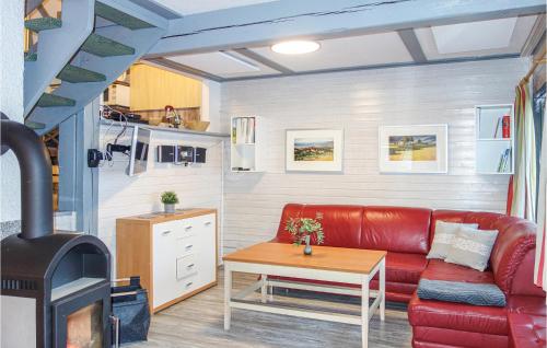 O bucătărie sau chicinetă la Ferienhaus 98 In Kirchheim