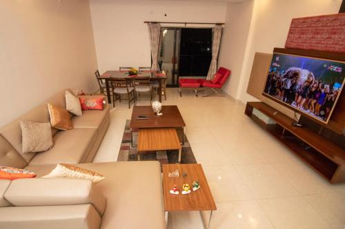 Zona de estar de Brook View Repose