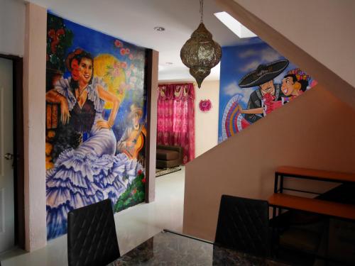 Χώρος καθιστικού στο MEXICAN DOS LAMPANG