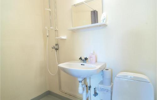 Koupelna v ubytování Cozy Apartment In Gotlands Tofta With Kitchen