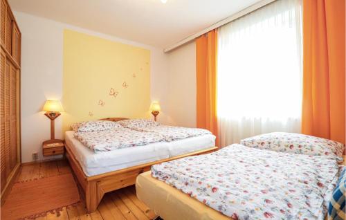 Postel nebo postele na pokoji v ubytování Ferienwohnung Mit Panoramab