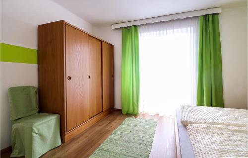 Postel nebo postele na pokoji v ubytování Ferienwohnung Mit Panoramab