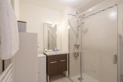 Kúpeľňa v ubytovaní À portée de mer. Appt 70m2, 2ch+parking