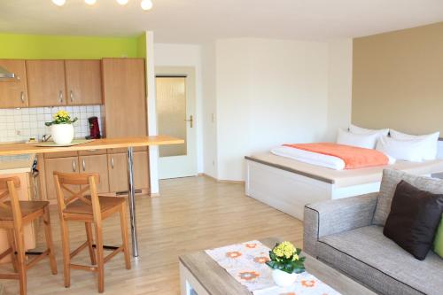 Η κουζίνα ή μικρή κουζίνα στο City-Appartement 12.1.