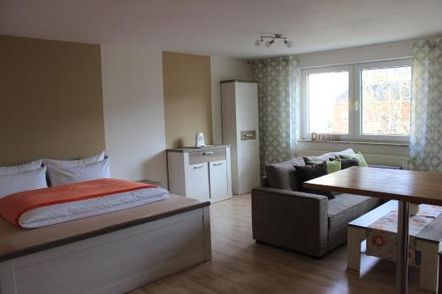 Ένα ή περισσότερα κρεβάτια σε δωμάτιο στο City-Appartement 12.1.