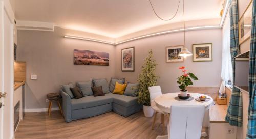 Posezení v ubytování Downtown Hideout Bressanone Pedestrian Zone Private Garden, Parking Brixen Card