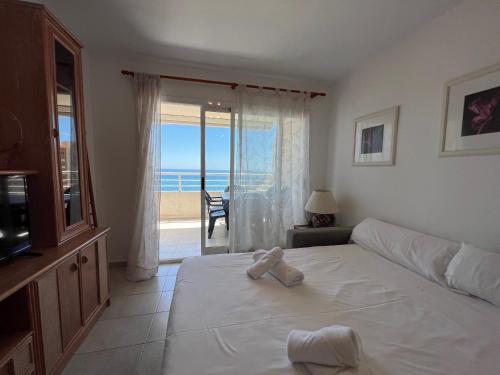 Postel nebo postele na pokoji v ubytování Apolo 16 Calpe