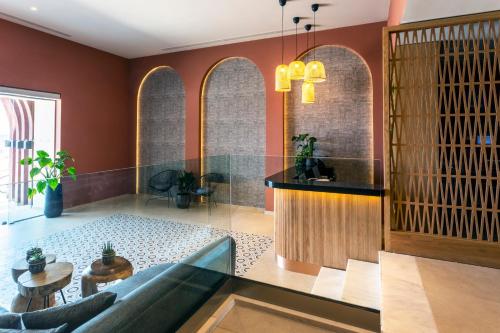 Posezení v ubytování KoSea Boutique Hotel