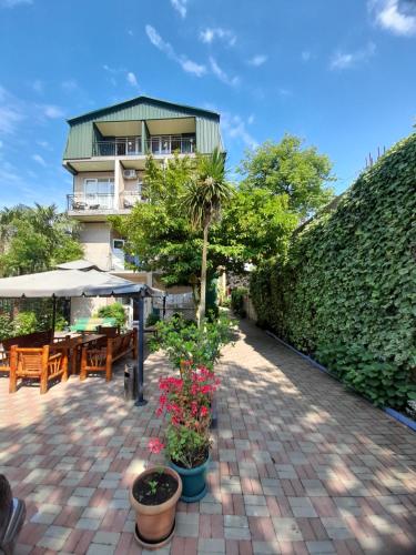 Zahrada ubytování Guest House Deme