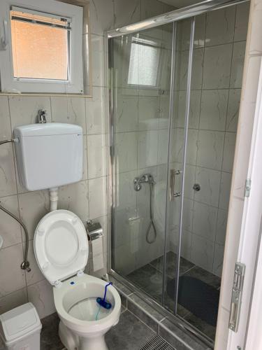 Koupelna v ubytování Boja Zalaska - kameni apartman