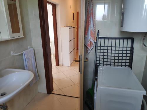 Koupelna v ubytování Apartman Ema