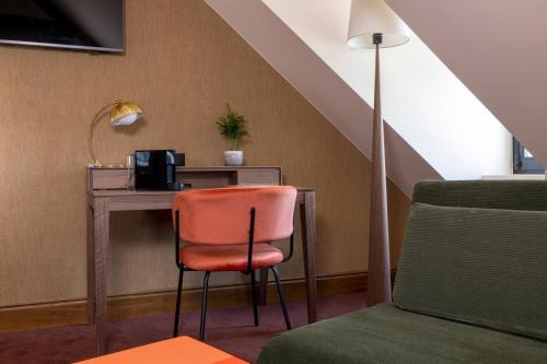 Μια τηλεόραση ή/και κέντρο ψυχαγωγίας στο Hotel Ernest