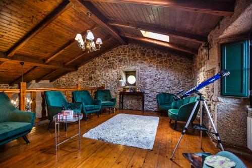 Χώρος καθιστικού στο Casa de Lema Boutique