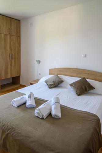 Postel nebo postele na pokoji v ubytování Accomodation STERMASI