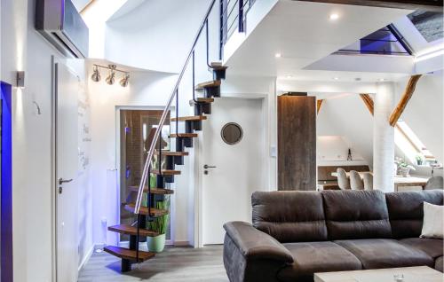 Χώρος καθιστικού στο Nice Apartment In Wurster Nordseeküste