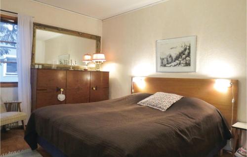 Krevet ili kreveti u jedinici u okviru objekta Amazing Home In Bromlla With 3 Bedrooms, Sauna And Wifi
