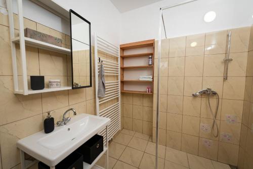 Apartment Island Country House in Savinja Valley tesisinde bir banyo