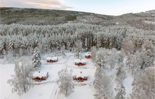 an aerial view of a resort in the snow at 2 Bedroom Cozy Home In Sysslebäck in Branäs