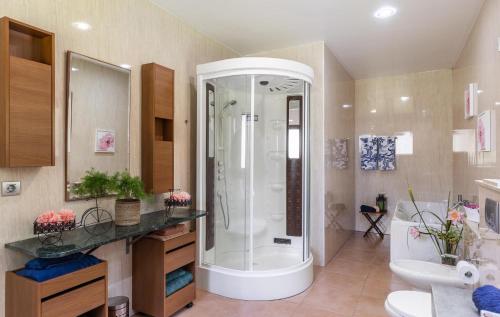 Koupelna v ubytování Luxurious villa Sol de Mallorca
