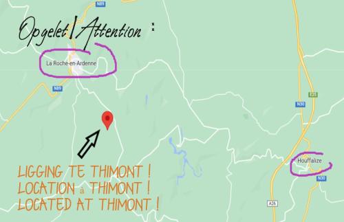 a map of the location of the incident at Ardennature vakantiehuizen met privé-sauna in La Roche-en-Ardenne