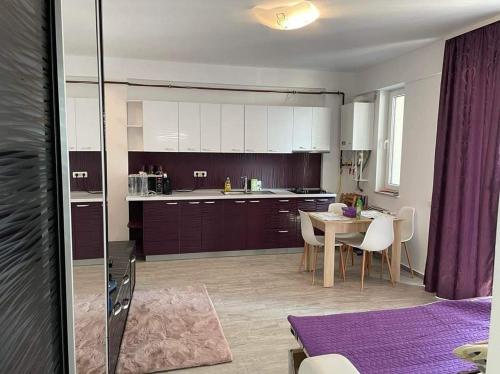 Køkken eller tekøkken på Complex Astoria mamaia nord