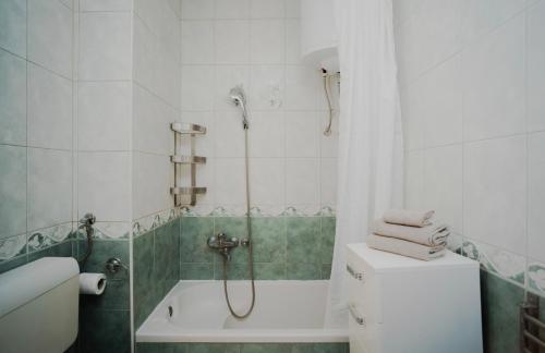 Ett badrum på Riverland - lovely apartment Mostar