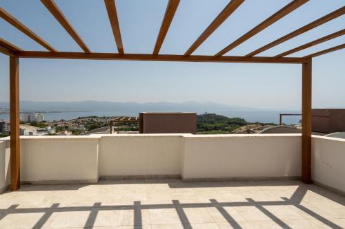 a view from the balcony of a house at Ada Villas in Kusadası