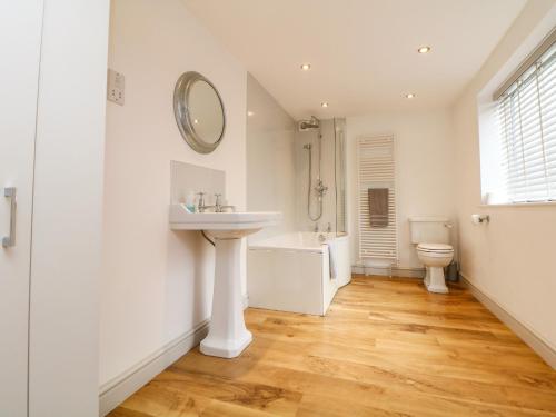 Et badeværelse på Bank Cottage