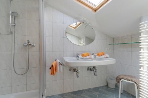 Koupelna v ubytování SR Apartments GmbH Rabitschhof