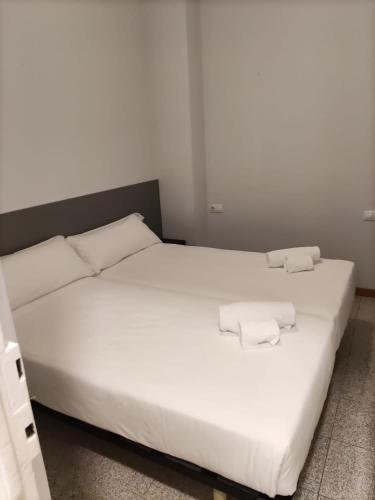 Postel nebo postele na pokoji v ubytování Hotel Monegal