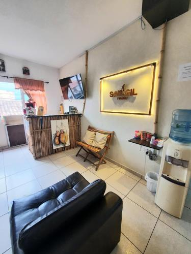 Ruang duduk di San Gil Tours Hostal