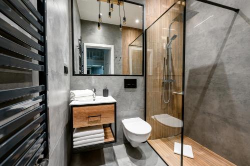 Kúpeľňa v ubytovaní Native Apartments Paulińska 20 Superior