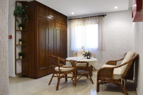 Posezení v ubytování Hotel Lefkes