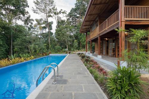 Luxury Villa Panorama Verde Pool House 내부 또는 인근 수영장