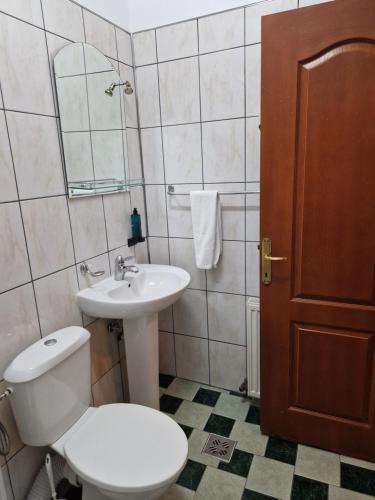 Koupelna v ubytování Casa Palace