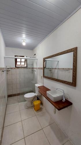 UbatubaSul tesisinde bir banyo