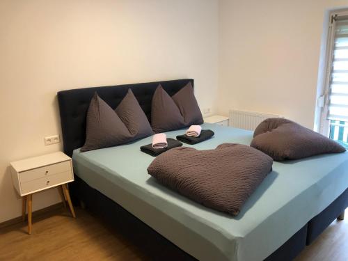 Postel nebo postele na pokoji v ubytování Bauernhof Podorn