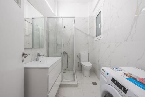 Vonios kambarys apgyvendinimo įstaigoje Victoria Best Apartments