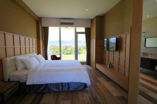Cama o camas de una habitación en Splendi Villa