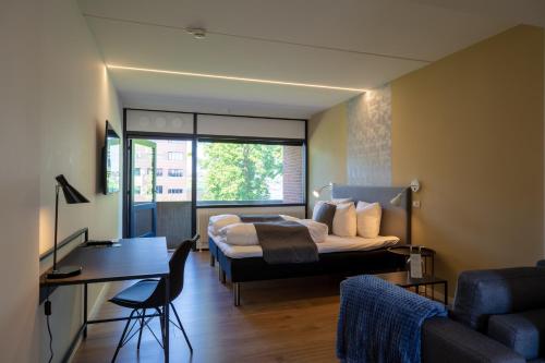 Posezení v ubytování Hotel Sønderborg Kaserne