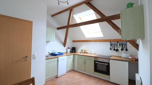 Η κουζίνα ή μικρή κουζίνα στο Ferienwohnungen Hering