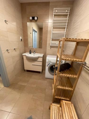 Kúpeľňa v ubytovaní Apartament Przystań Polanki