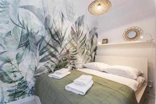 Posteľ alebo postele v izbe v ubytovaní Apartament Klifowa 8 lok 4 w budynku basen sauna