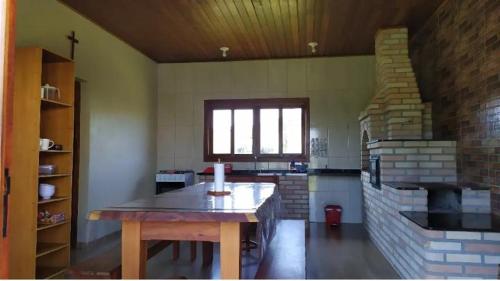 Köök või kööginurk majutusasutuses Sítio da Pedra