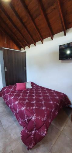 Un pat sau paturi într-o cameră la Monoambiente Playa Bonita