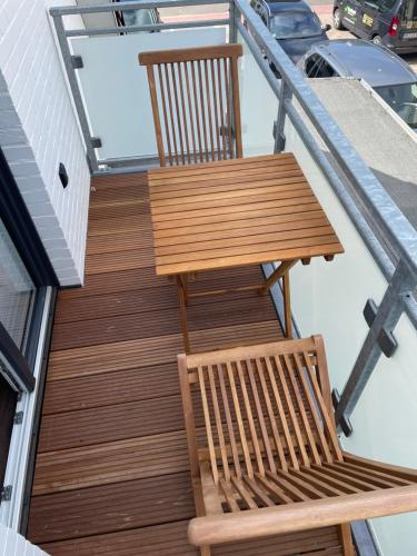 Balkón nebo terasa v ubytování Dyke Appartements