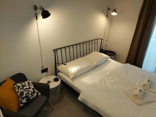 Voodi või voodid majutusasutuse Bed & Breakfast Mozaik toas