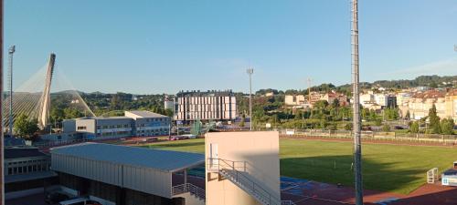 Vistas a la pista de atletismo